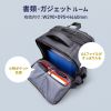 リュック（マチ拡張・ビジネス・大容量・25L～35L・PCリュック・シンプル・PUコーティング・耐水・撥水・多機能・バックパック・メンズ・旅行・出張・ブラック）