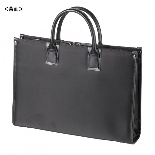 ビジネスバッグ（就活バッグ・リクルートバッグ・メンズ・軽量・A4ファイル・14型ワイドノートPC収納・ブラック・就活かばん・就職活動・バッグ）