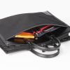 ビジネスバッグ（就活バッグ・リクルートバッグ・メンズ・軽量・A4ファイル・14型ワイドノートPC収納・ブラック・就活かばん・就職活動・バッグ）