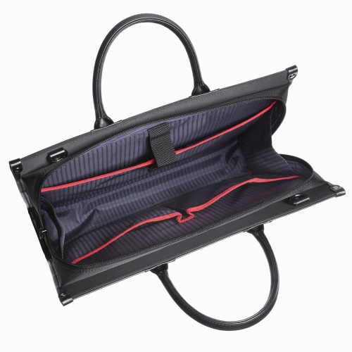 ビジネスバッグ（就活バッグ・リクルートバッグ・メンズ・軽量・A4ファイル・14型ワイドノートPC収納・ブラック・就活かばん・就職活動・バッグ）