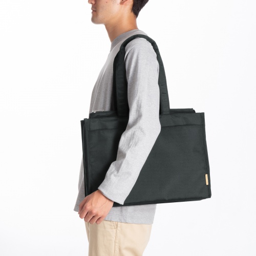 パソコンバッグ（カジュアル・15.6インチワイド対応・パソコンバッグ・ハンドル長さ調節・軽量・ブラック）