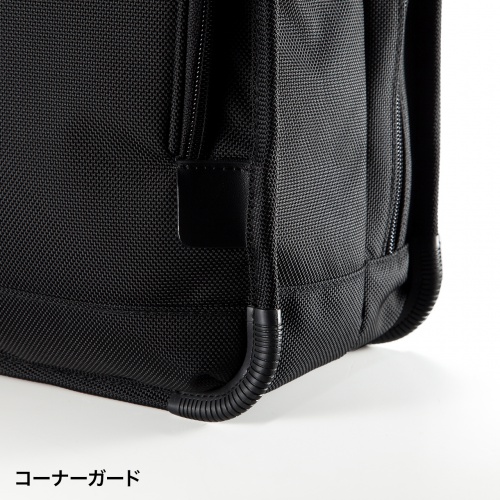 エグゼクティブビジネスバッグPRO（大型ダブル・15.6インチワイド・キャリーサポーター付き・ブラック）BAG-EXE12N