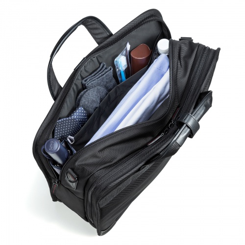 エグゼクティブビジネスバッグPRO（大型ダブル・15.6インチワイド・キャリーサポーター付き・ブラック）BAG-EXE12N