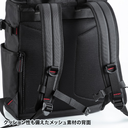 エグゼクティブビジネスリュックPRO（ボックス型・13.3インチワイド・ブラック）BAG-EXE13N