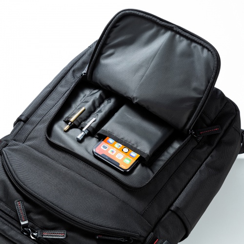 エグゼクティブビジネスリュックPRO（ボックス型・13.3インチワイド・ブラック）BAG-EXE13N