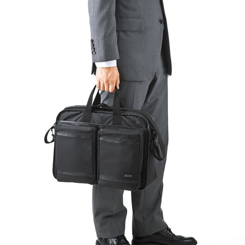 PCバッグ（15.6インチワイドまで対応・ビジネス・超撥水・軽量・ブラック） BAG-LW9BK サンワサプライ