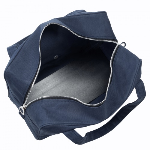 メールバッグ（ボストンバッグ・日本製・8号帆布・A4ファイル・防犯バッグ・ネイビー）