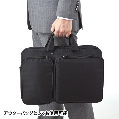 パソコンバッグ（ブラック・衝撃吸収タイプ・15.6インチワイドまで対応） BAG-P22BK サンワサプライ
