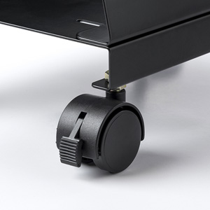 バッグ置き（キャスター付き・収納・黒・机下・幅調整・スタンド）