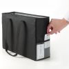 ミーティングバッグ（BOXバッグ・キャリーバッグ・14インチワイド・ノートPC対応・モバイルバッグ・テレワーク・フリーアドレス・ブラック）