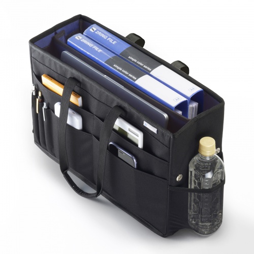 フリーアドレス バッグ｜ミーティングバック・15.6インチワイド対応・自立・持ち運び・PC BAG-TW7BK