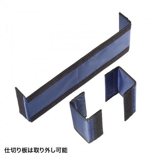 ボックス型バッグ（13.3インチワイド対応・蓋つき・自立・収納・持ちはこび・モバイルバッグ・ブラック）BAG-TW8BK