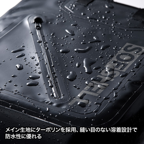 PCバックパック(防水生地・ブラック)