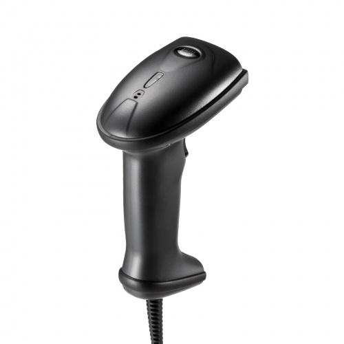 バーコードリーダー（バーコードスキャナ・JANコード・ハンディタイプ・有線・1次元・スタンド付・オートセンシング・IP42・防塵防水・図書館・物流管理）