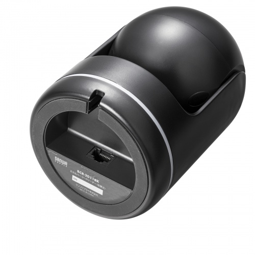 バーコードリーダー（バーコードスキャナ・QRコード・JANコード・定置式・有線・1次元・2次元・USB・図書館・物流管理）