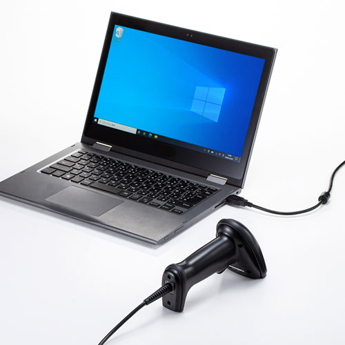 バーコードリーダー（ハンディタイプ・2次元・1次元・有線） BCR-2D5BK