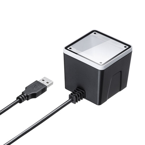 バーコードリーダー（2次元・１次元・卓上タイプ・スタンド付属・液晶・日本語QRコード・USB接続） BCR-2D7