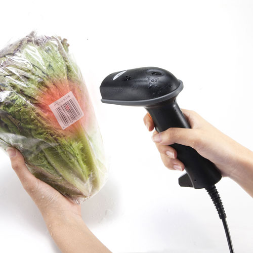 バーコードリーダー（2次元・１次元・ハンディタイプ・日本語QR対応・USB接続・防水設計） BCR-2DJP4BK