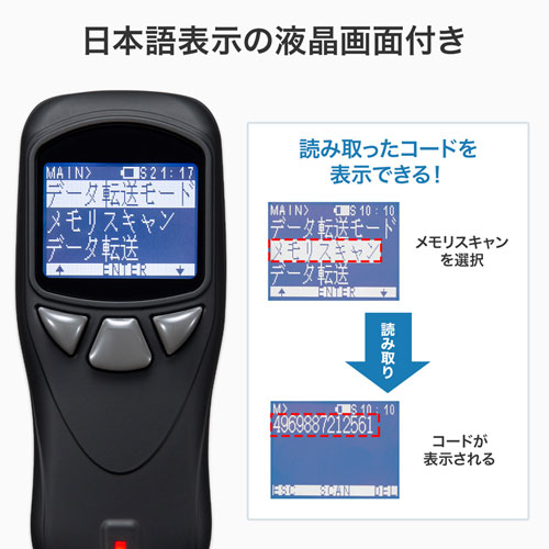 訳あり 新品】2次元コードリーダー（Bluetooth・ワイヤレス・無線