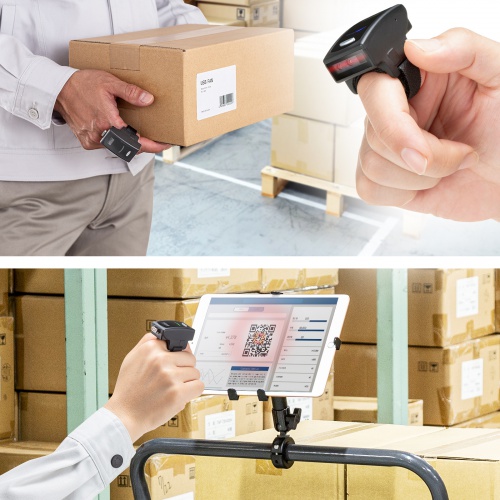 バーコードリーダー（1次元・2次元・Bluetooth・日本語QRコード・JANコード・リングタイプ・IP42・物流管理・キャッシュレス・無人店舗）