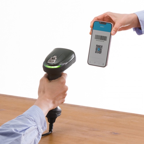 2次元バーコードリーダー（DPM対応・高性能DPM用デコードエンジン搭載・2次元・１次元・スマホ画面読み取り対応・USB接続）BCR-DPM2D8