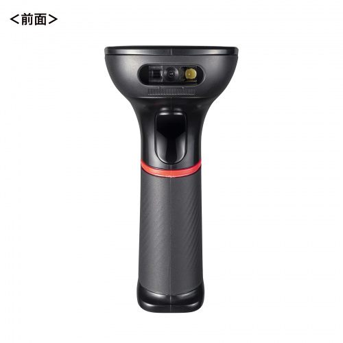 バーコードリーダー（qrコードリーダー・バーコードスキャナー・無線・ワイヤレス・2次元・１次元・レシーバー兼充電クレードル式・おすすめ・ブラック） BCR-WL2D1BK サンワサプライ