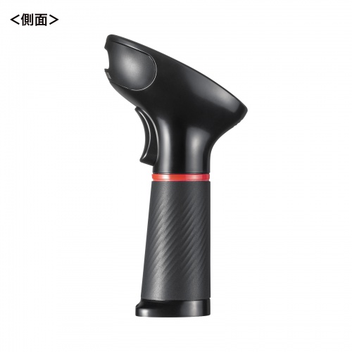 バーコードリーダー（qrコードリーダー・バーコードスキャナー・無線・ワイヤレス・2次元・１次元・レシーバー兼充電クレードル式・おすすめ・ブラック） BCR-WL2D1BK サンワサプライ