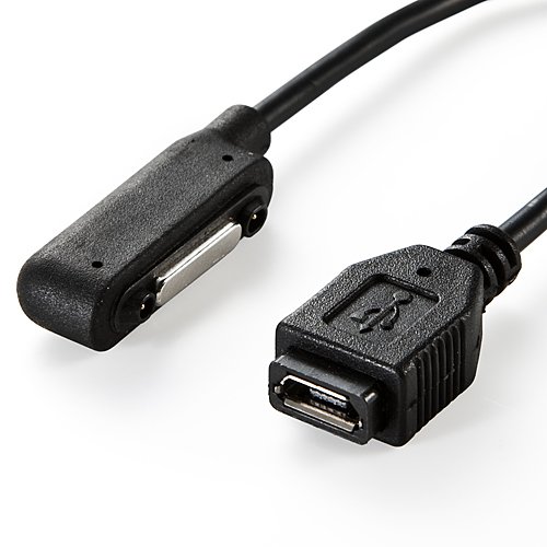 Xperia Z1クリアケース(マグネットケーブル・液晶保護フィルム付き)