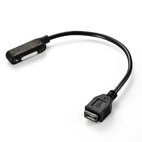 Xperia Z1クリアケース(マグネットケーブル・液晶保護フィルム付き)