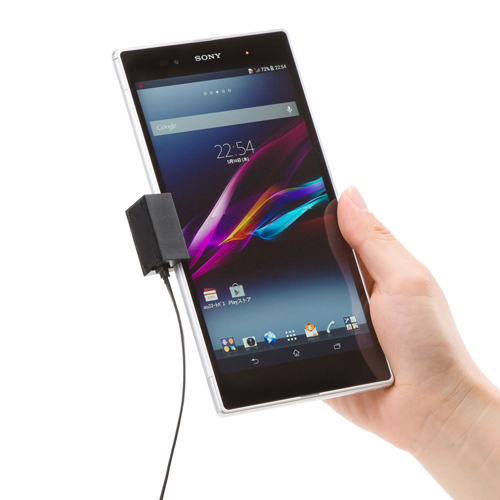 Xperia Z Ultra用マグネット充電ケーブル スタンドタイプ(USB-マグネット充電端子・充電専用・1m)