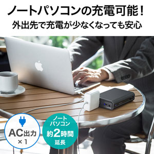 モバイルバッテリー（AC・USB出力対応・飛行機・持ち込み・機内） BTL-RDC14 サンワサプライ