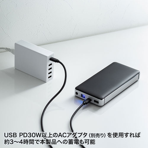 モバイルバッテリー(19200mAh・Type-Cポート・PD対応・45W) BTL