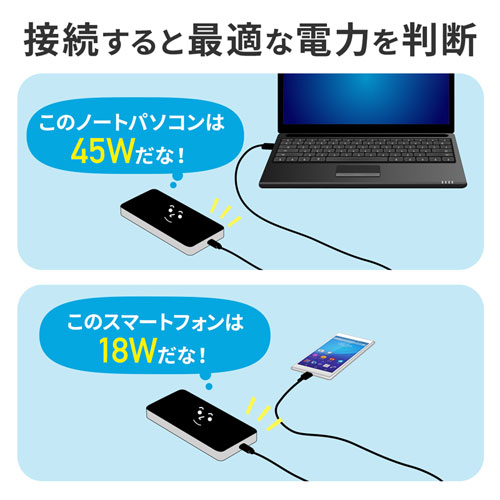 BTL-RDC15 USB Power Delivery 対応モバイルバッテリー BTL-RDC15【USB Power Delivery対応モバイルバッテリー】【PSE