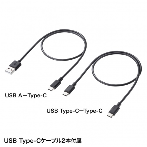 モバイルバッテリー（USB Type-C対応・10000mAh・ブラック） BTL-RDC20BK サンワサプライ