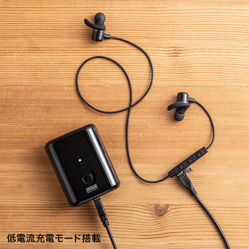 モバイルバッテリー（USB Type-C対応・10000mAh・ブラック） BTL-RDC20BK サンワサプライ