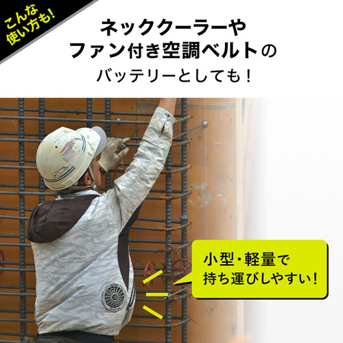 モバイルバッテリー（USB Type-C対応・10000mAh・ブラック） BTL-RDC20BK サンワサプライ