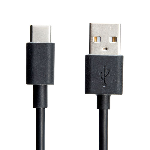 モバイルバッテリー（USB Type-C対応・5000mAh・コンパクト・ブラック）