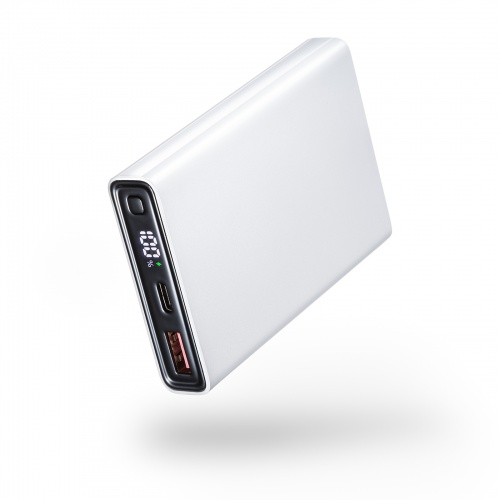 モバイルバッテリー（10000mAh・軽量・小型・持ち運び・PD20W・ホワイト・急速充電・飛行機・持ち込み・機内）  BTL-RDC27W サンワサプライ
