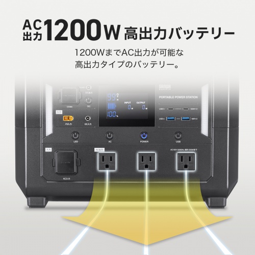 おとうとさま専用 新品 ポータブル電源 大容量960Wh AC出力1200W