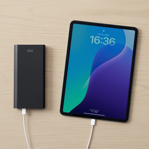 モバイルバッテリー（USB PD対応・19800mAh・PD60W・Type-C×1/USB A×1・ノートパソコン・タブレット・スマートフォン・機内持ち込み・出張・持ち運び・PSE適合品）