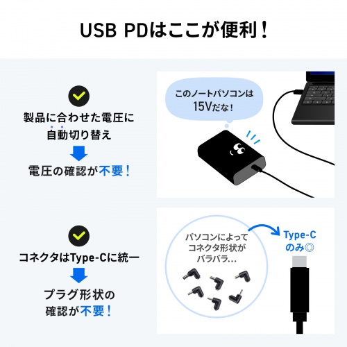モバイルバッテリー（USB PD対応・19800mAh・PD60W・Type-C×1/USB A×1・ノートパソコン・タブレット・スマートフォン・機内持ち込み・出張・持ち運び・PSE適合品）