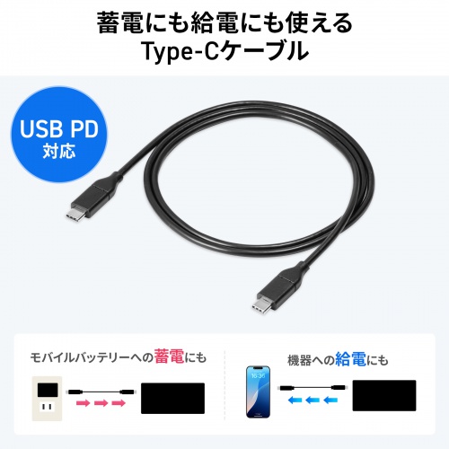 モバイルバッテリー（USB PD対応・19800mAh・PD60W・Type-C×1/USB A×1・ノートパソコン・タブレット・スマートフォン・機内持ち込み・出張・持ち運び・PSE適合品）