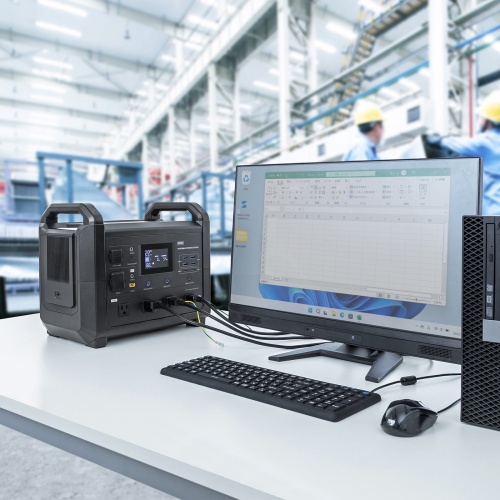 ポータブル電源（可搬型蓄電池）（大容量・1536Wh・AC1600W出力・PD100W・リン酸鉄リチウムイオン電池・ポタ電・正弦波・非常用電源・地震対策・停電・災害・節電）