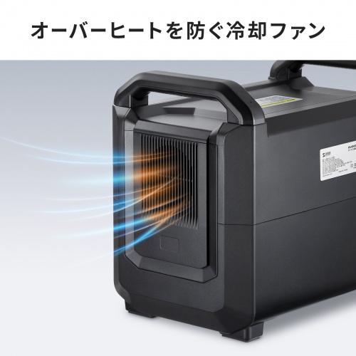 ポータブル電源（可搬型蓄電池）（大容量・1536Wh・AC1600W出力・PD100W・リン酸鉄リチウムイオン電池・ポタ電・正弦波・非常用電源・地震対策・停電・災害・節電）