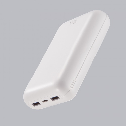 モバイルバッテリー（20000mAh・PD20W・C×1/A×2・高速充電・PSE認証済み・飛行機持ち込み可能・スマホ・モバ充・ホワイト）