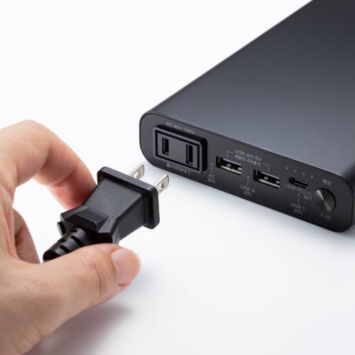 モバイルバッテリー（AC出力対応・大容量・20000mAh・72Wh・AC65W・PD45W・ノートパソコン・コンセント・USB充電・飛行機持ち込み可・旅行・ポタ電・ポータブル電源）