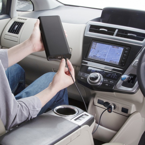 モバイルバッテリー（AC出力対応・大容量・27500mAh・99Wh・AC85W・PD65W・ノートパソコン・コンセント・USB充電・飛行機持ち込み可・旅行・ポタ電・ポータブル電源）