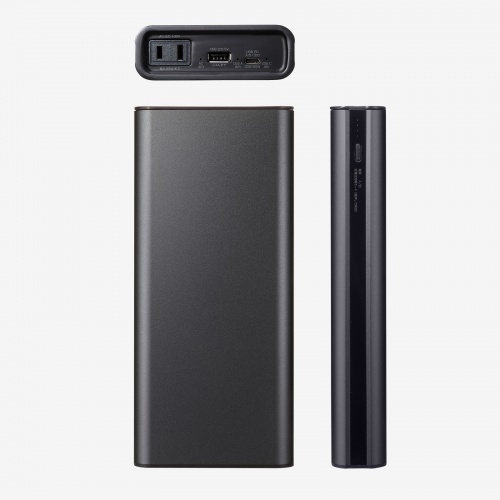 モバイルバッテリー（AC出力対応・大容量・27500mAh・99Wh・AC85W・PD65W・ノートパソコン・コンセント・USB充電・飛行機持ち込み可・旅行・ポタ電・ポータブル電源）