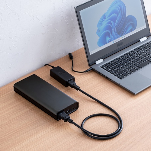 モバイルバッテリー（AC出力対応・大容量・27500mAh・99Wh・AC85W・PD65W・ノートパソコン・コンセント・USB充電・飛行機持ち込み可・旅行・ポタ電・ポータブル電源）