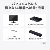 モバイルバッテリー（AC出力対応・大容量・27500mAh・99Wh・AC85W・PD65W・ノートパソコン・コンセント・USB充電・飛行機持ち込み可・旅行・ポタ電・ポータブル電源）
